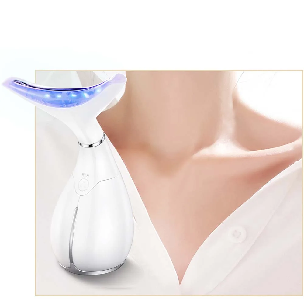 Removal Massager Electric Double Chin Remover Skin Lifting Tighten Device LED Photon Therapy Face Neck Wrinkle Sagging