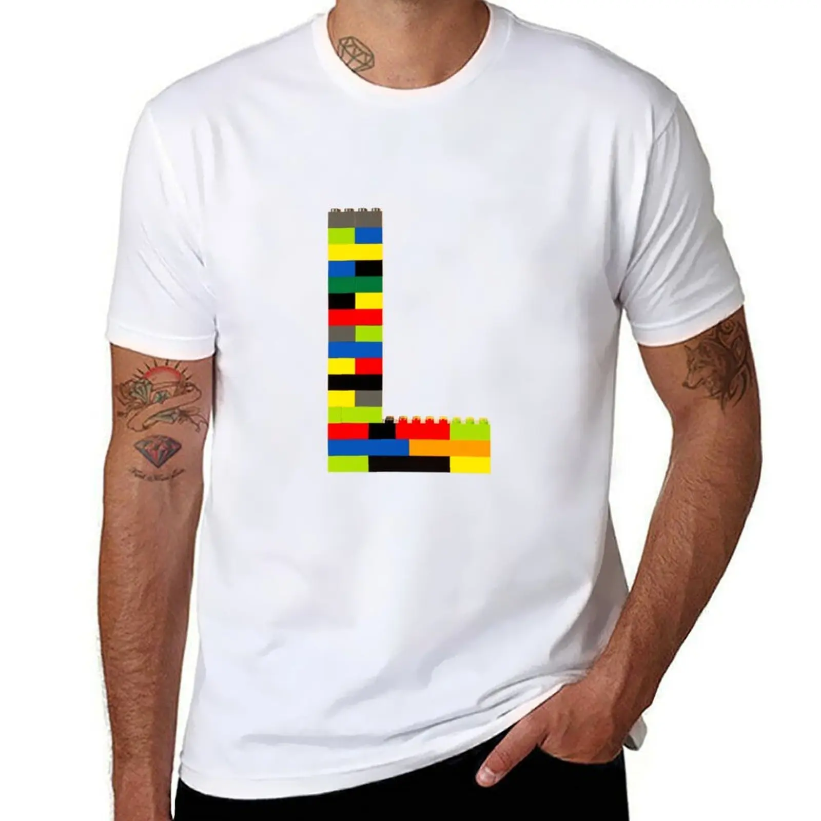 

L T-Shirt t shirt custom print man t shirt cotton high quality black cotton t-shirt plain for man package T-Shirt