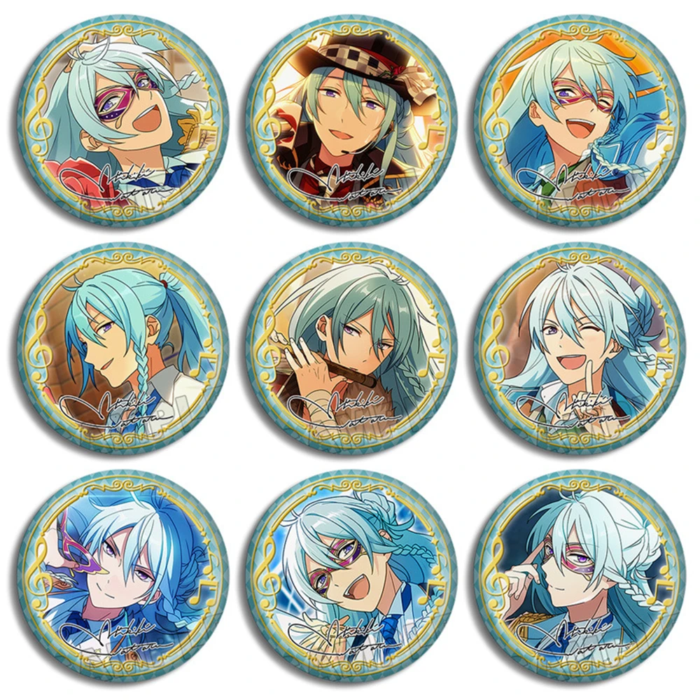 58mm Anime Ensemble Stars Hibiki Wataru Amazing Cosplay COSTUME Badge Pin SPTE Tinplate Brooch﻿ Prop