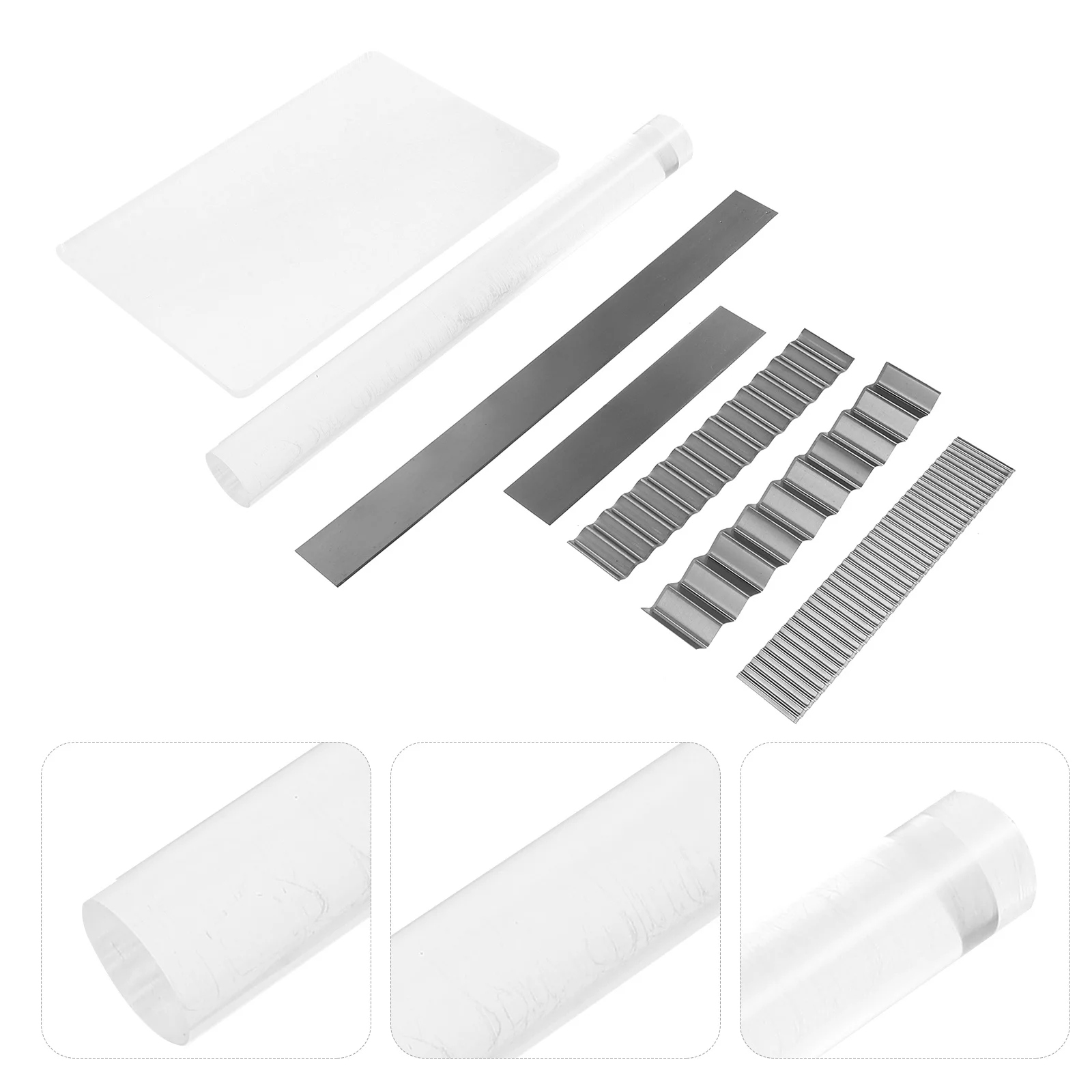 

9Pcs Polymer Clay Craft Tool Kit Easy Clean Store Diverse Needs Rounded Smooth Corners Practical Clay Sculpting Tools