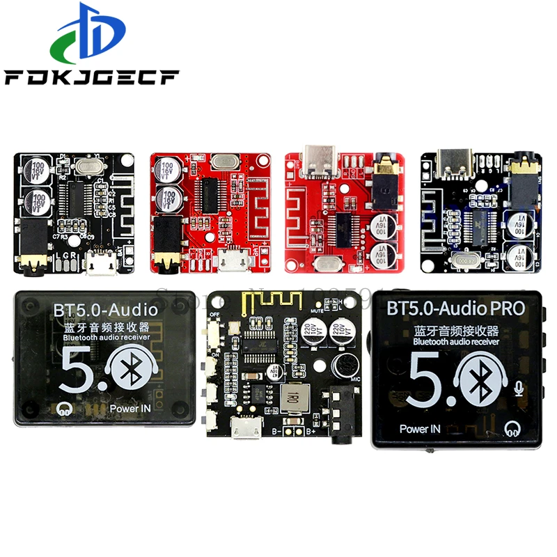 Bluetooth Audio Receiver board Bluetooth 4.1 BT5.0 Pro XY-WRBT MP3 Lossless Decoder Board Wireless Stereo Music Module With Case