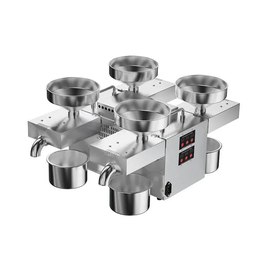 

Stainless Steel Oil Press Machine Automatic Home/Commercial Oil Maker for Avocado Coconut Castor Flax Peanut Sunflower Price