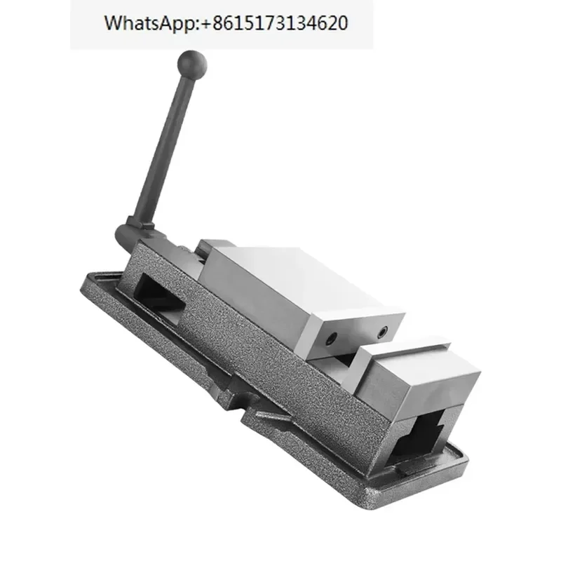 Heavy Duty CNC Machine Vice 5 6 8 Inch Angle Fixed Vise Flat Jaw Clamping Tool for Milling Machine Drilling Workbench