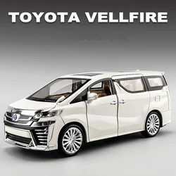 1:32 Toyota Vellfire MPV Alloy Model Car Toy Diecasts Metal Casting Sound and Light Car Toys For Children Vehicle