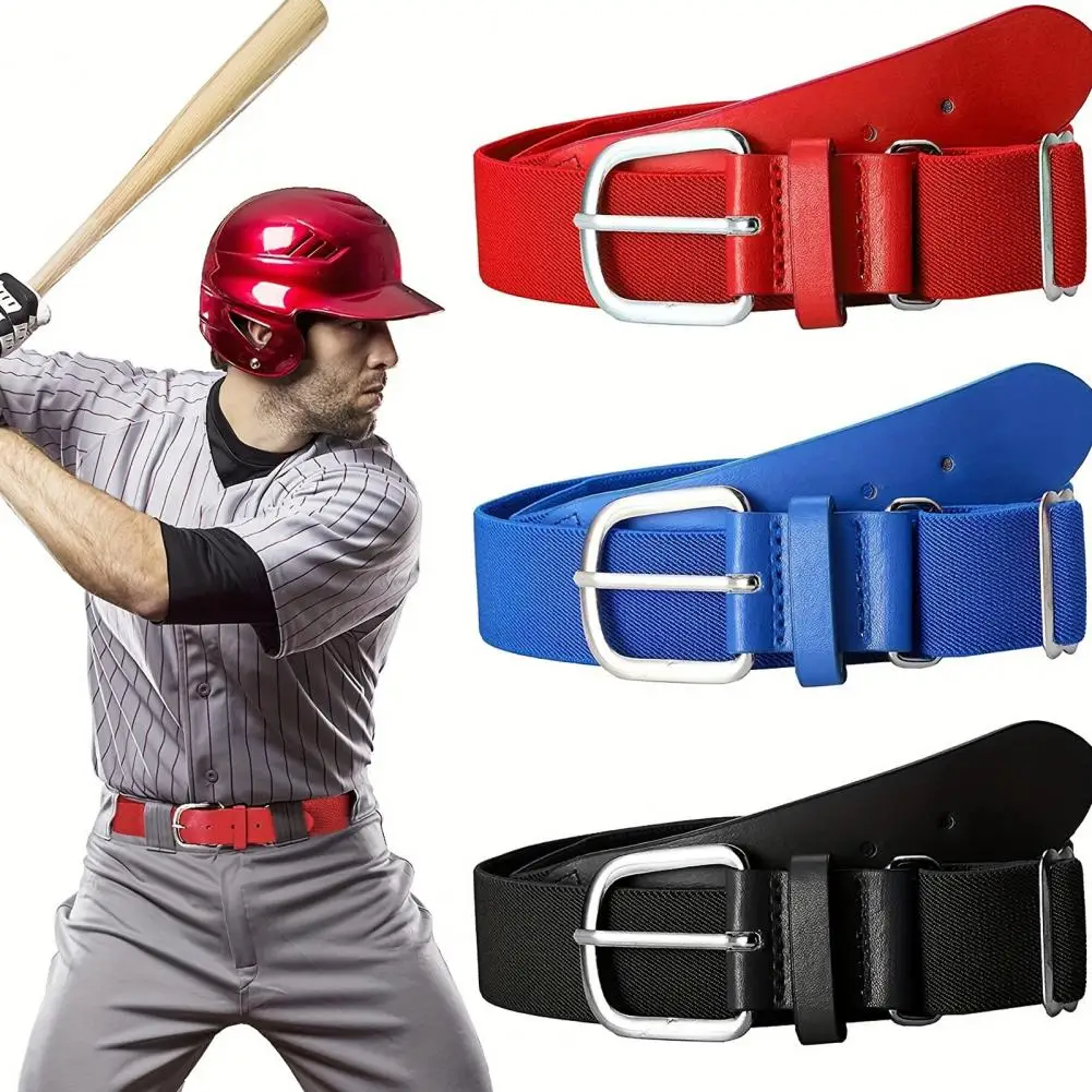 Kids Baseball Belt Youth Baseball Belt Elastic Material Adjustable Length Sports Accessory for Boys Girls Youth Baseball Belt