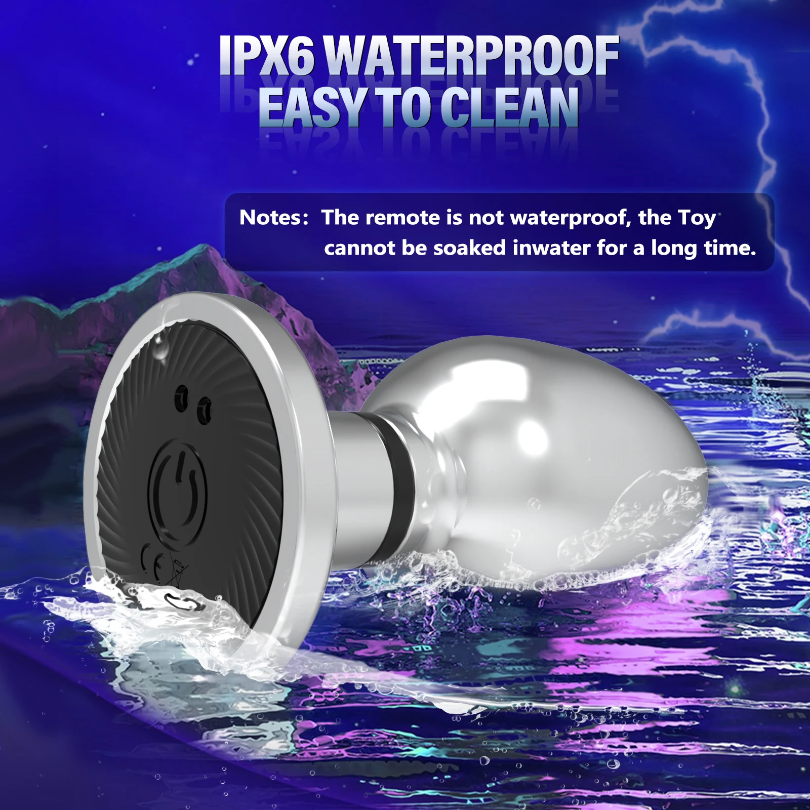 Electric Shock Anal Plug BDSM Metal Vaginal Massager Wireless Remote Control Vibrator Adult Supplies Sex Toys for Men Women image 4