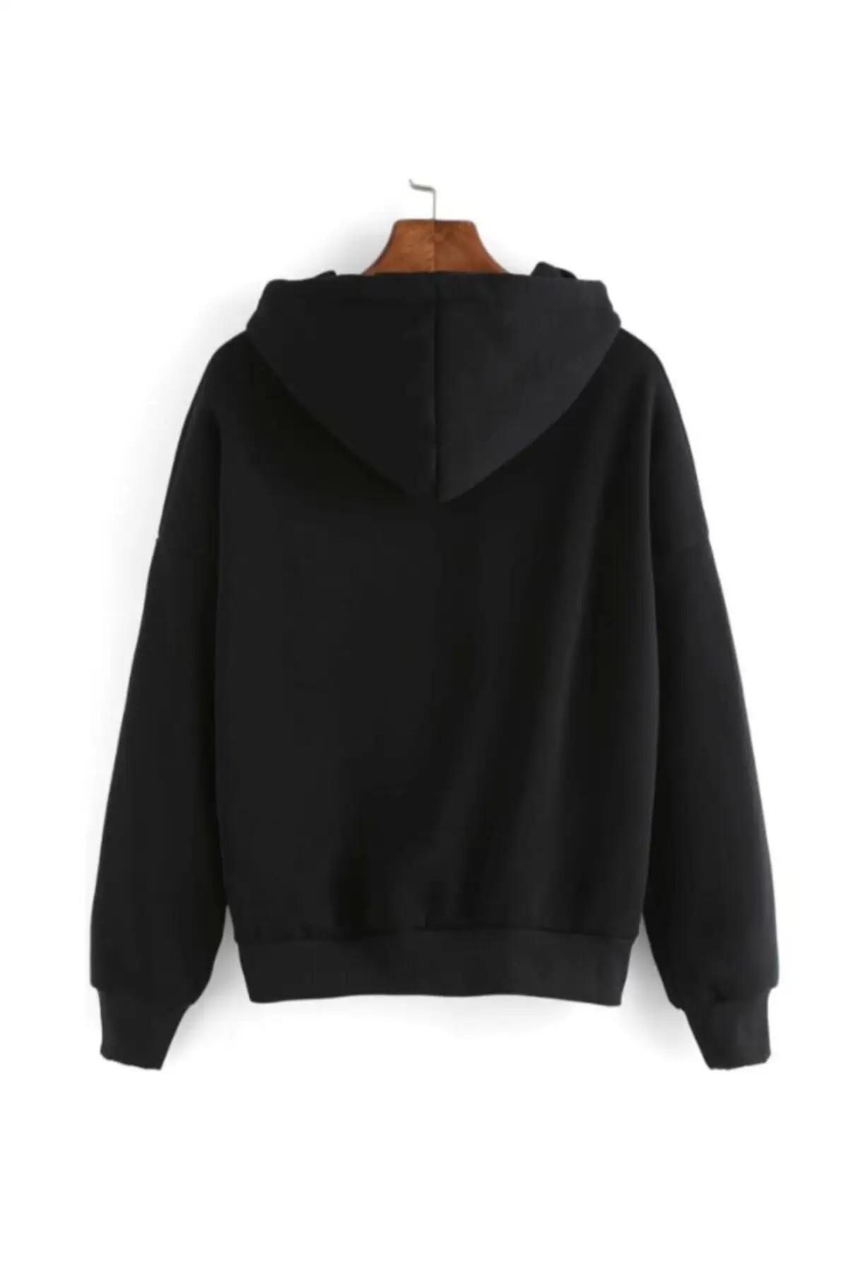 Kaus Uniseks Ukuran Besar Rentang Hitam Saturnus