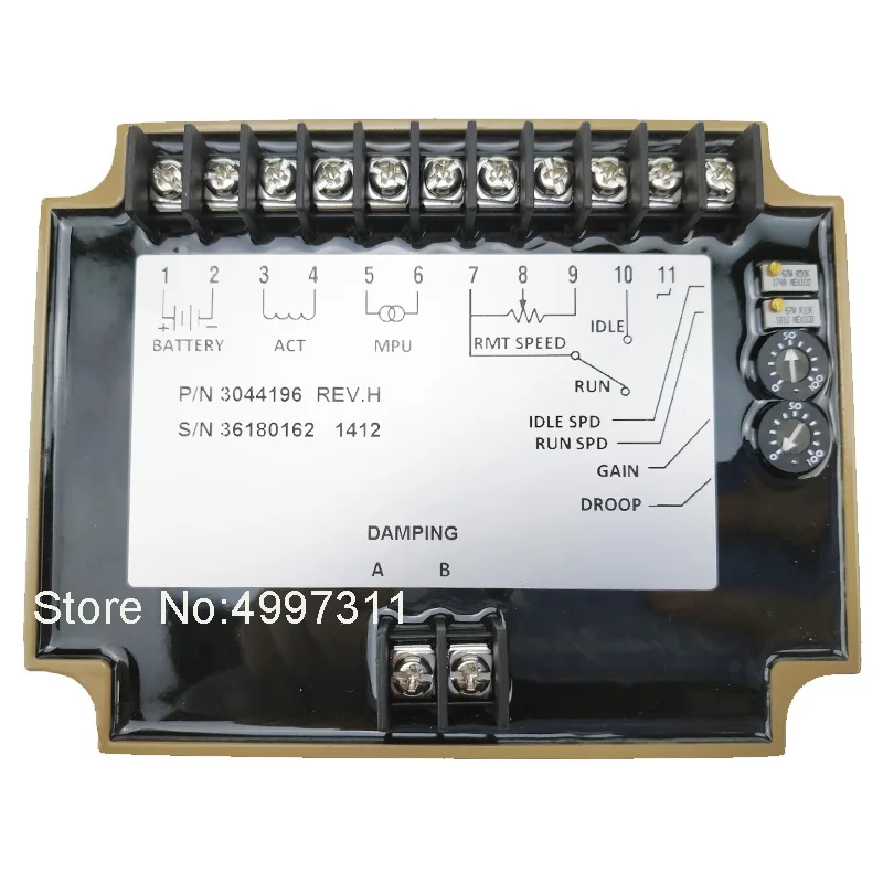 CUMMINS Speed Controller 3044196 Diesel Generator Speed Controller 30-44196