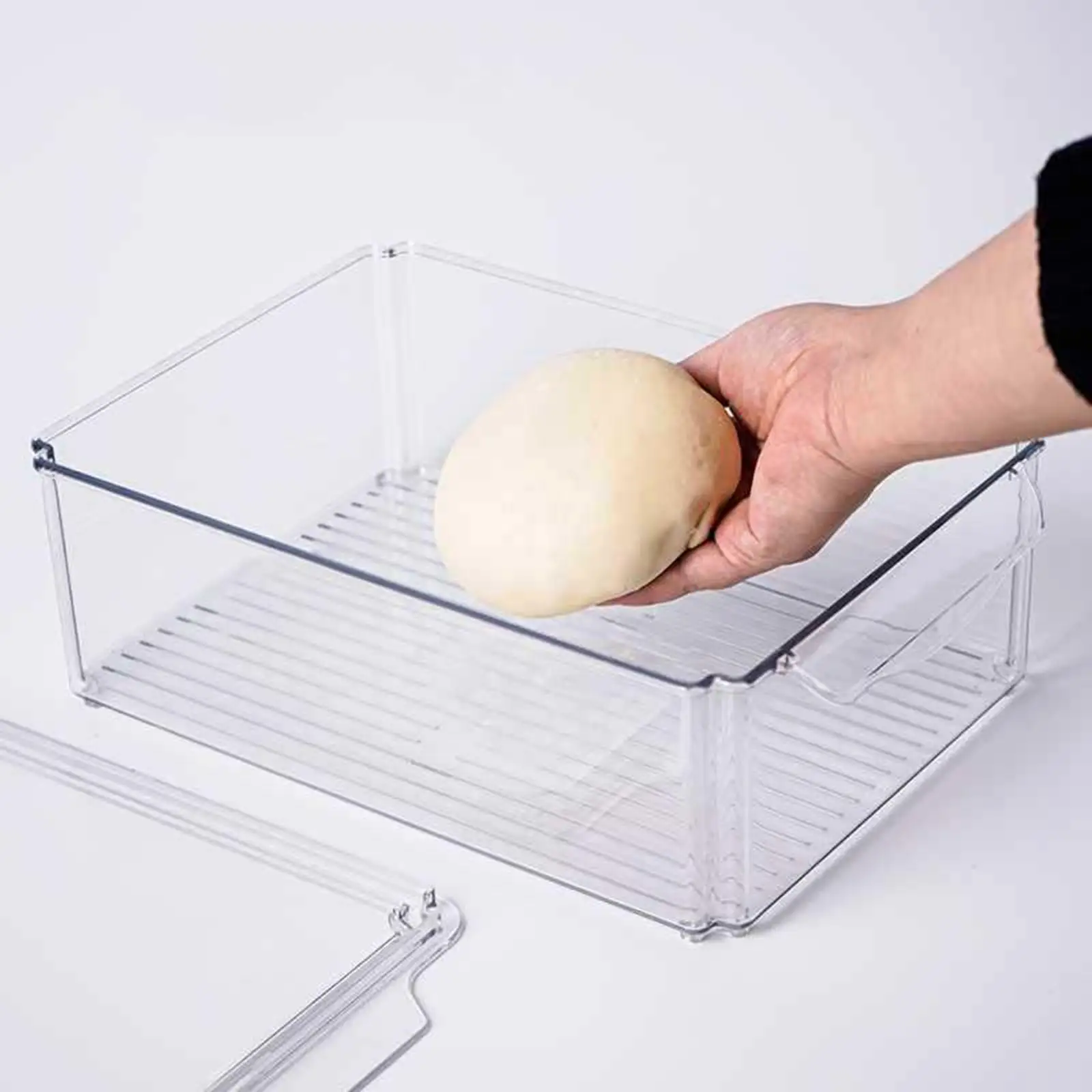 Recipientes de Prova de Massa Acessórios de Cozimento Caixa de Prova de Massa de Pão Grande para Geladeira Pizza, Restaurante Food Storage