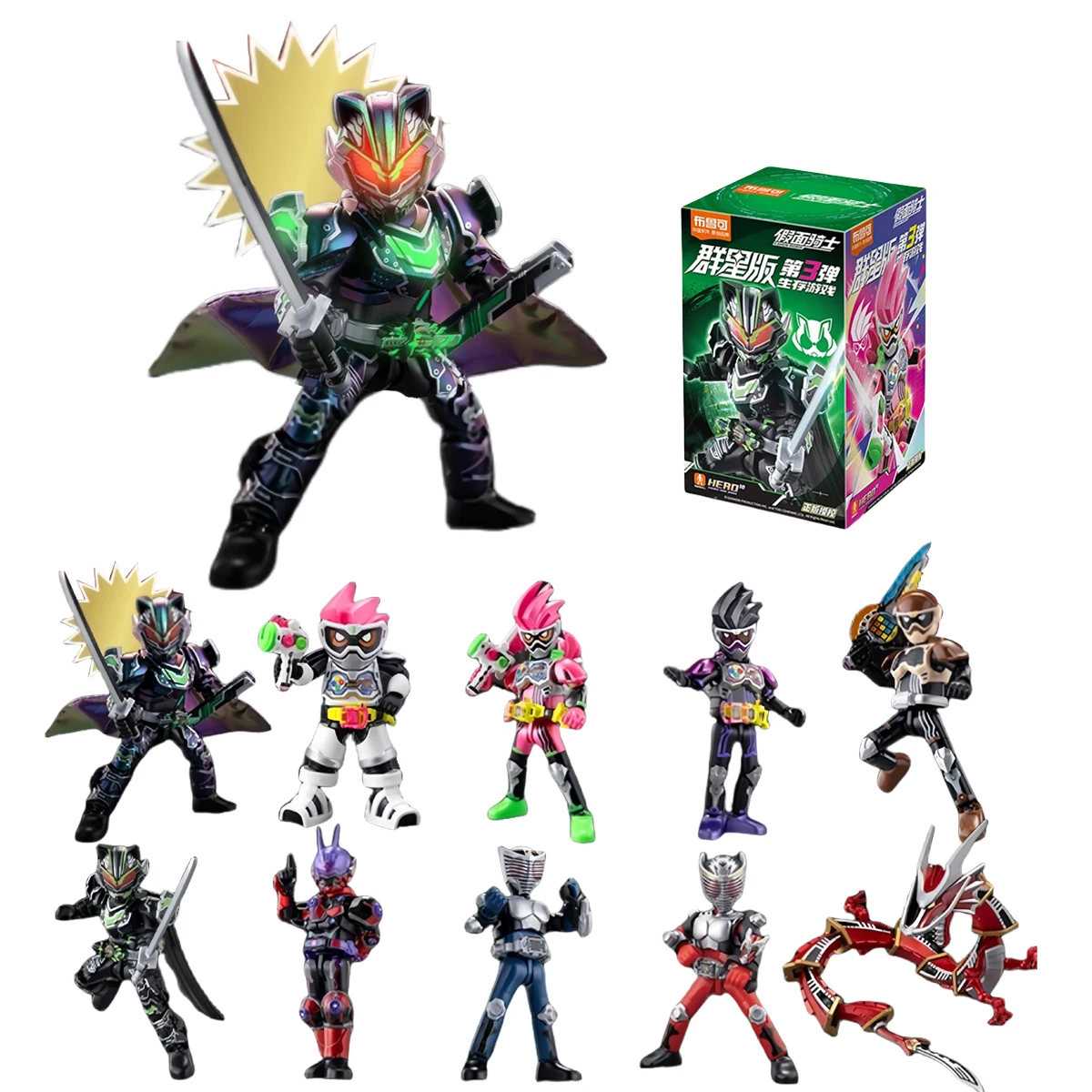

HiPlay Kamen Rider All Stars Vol.3 Blood Blind Box Figures 74203 Single Box
