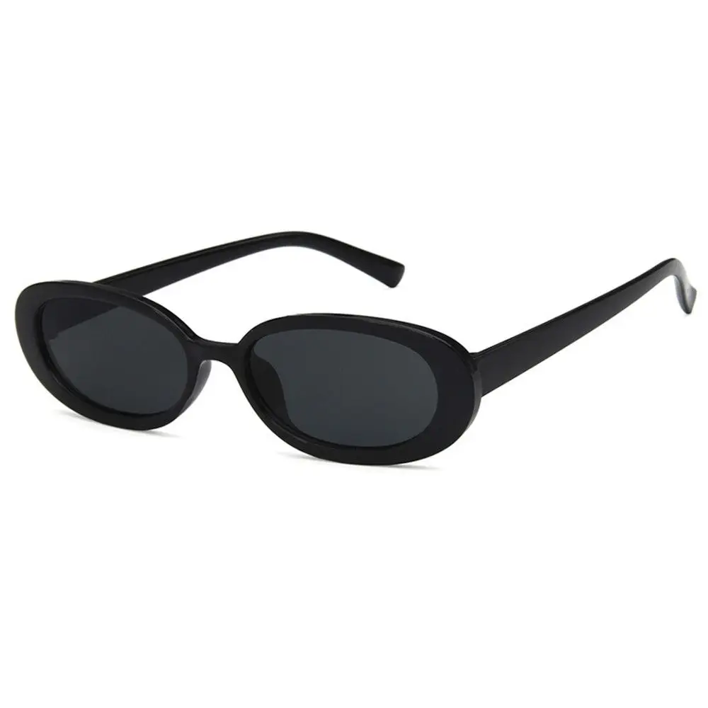 

Vintage Oval Sunglasses Women Luxury Brand Designer Small Oval Sun Glasses Retro Black Red Glasses Ladies Goggle