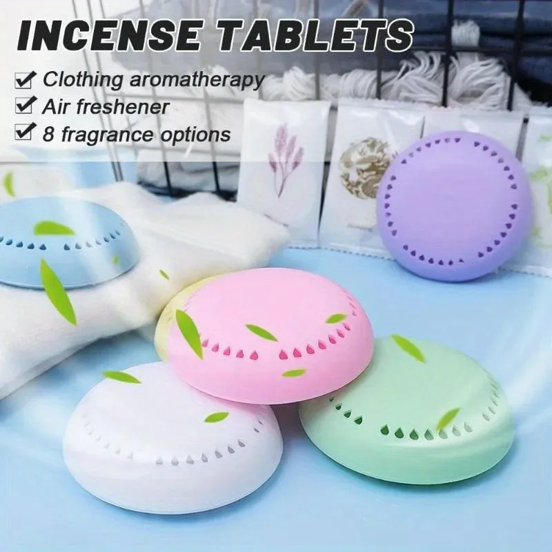 Toilet Deodorant Aromatherapy Tablets - Portable Bathroom Air Freshener for Toilet Lid/Odor Elimination (Random Color) image 3