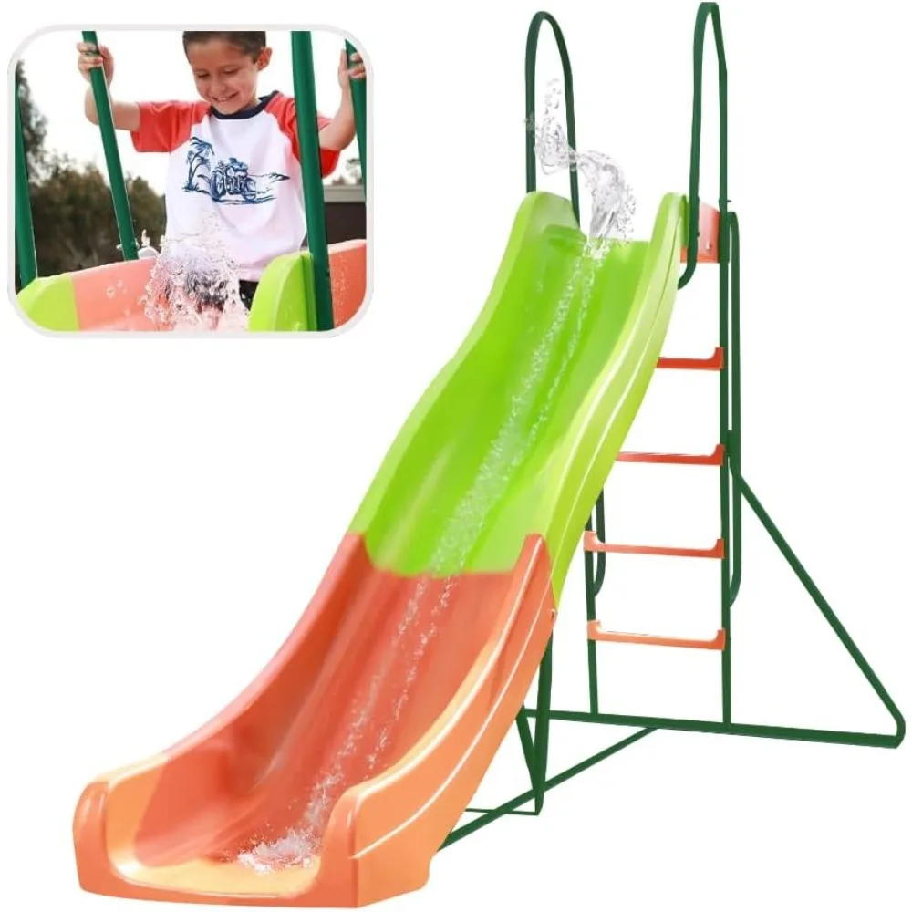 

Water Wave Slide 10 Foot,Outdoor Playset, Swingset, Kids Swing Sets for Backyard,Playground Sets,Outdoor Slide for Kids Ages 4-8