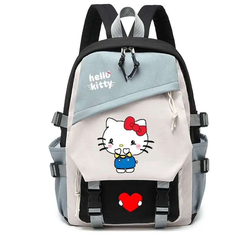 Imagem -04 - Sanrio Olá Kitty Olá Kitty Schoolbag High School Junior High School Masculino e Feminino Estudantes Mochila Leve