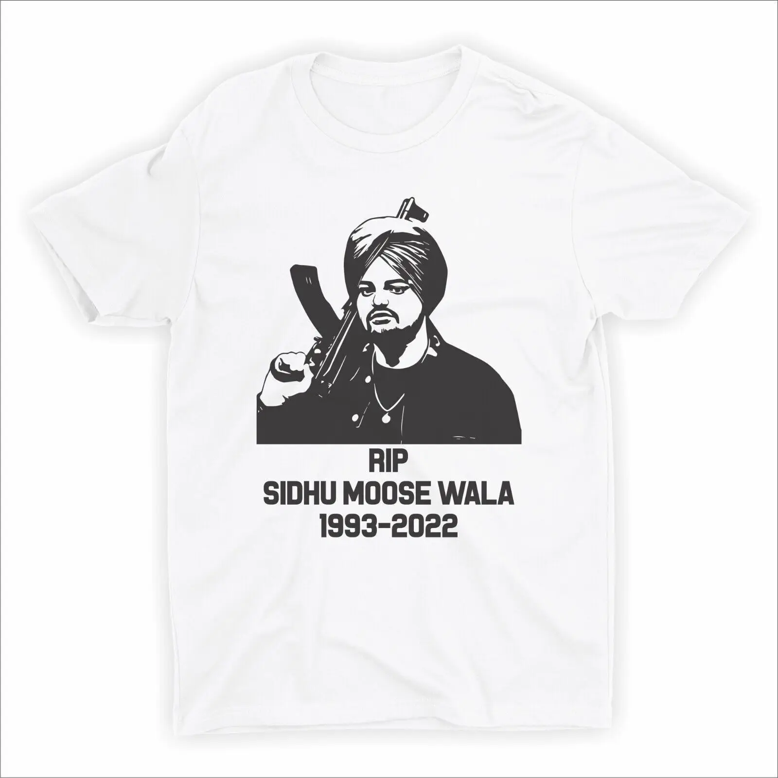 Sidhu Moose Wala Punjabi Singer Printed Mens Sidhu Lovers T Shirt Sidhu TShirt