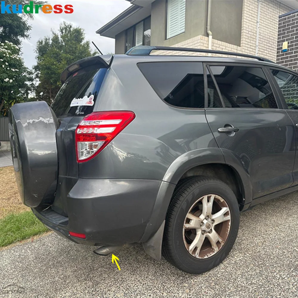 Auspuff-Endrohr für Toyota RAV4 RAV 4 2006 2007 2008 2009 2010 2011 Stahl-Endrohr-Zierleiste Zubehör