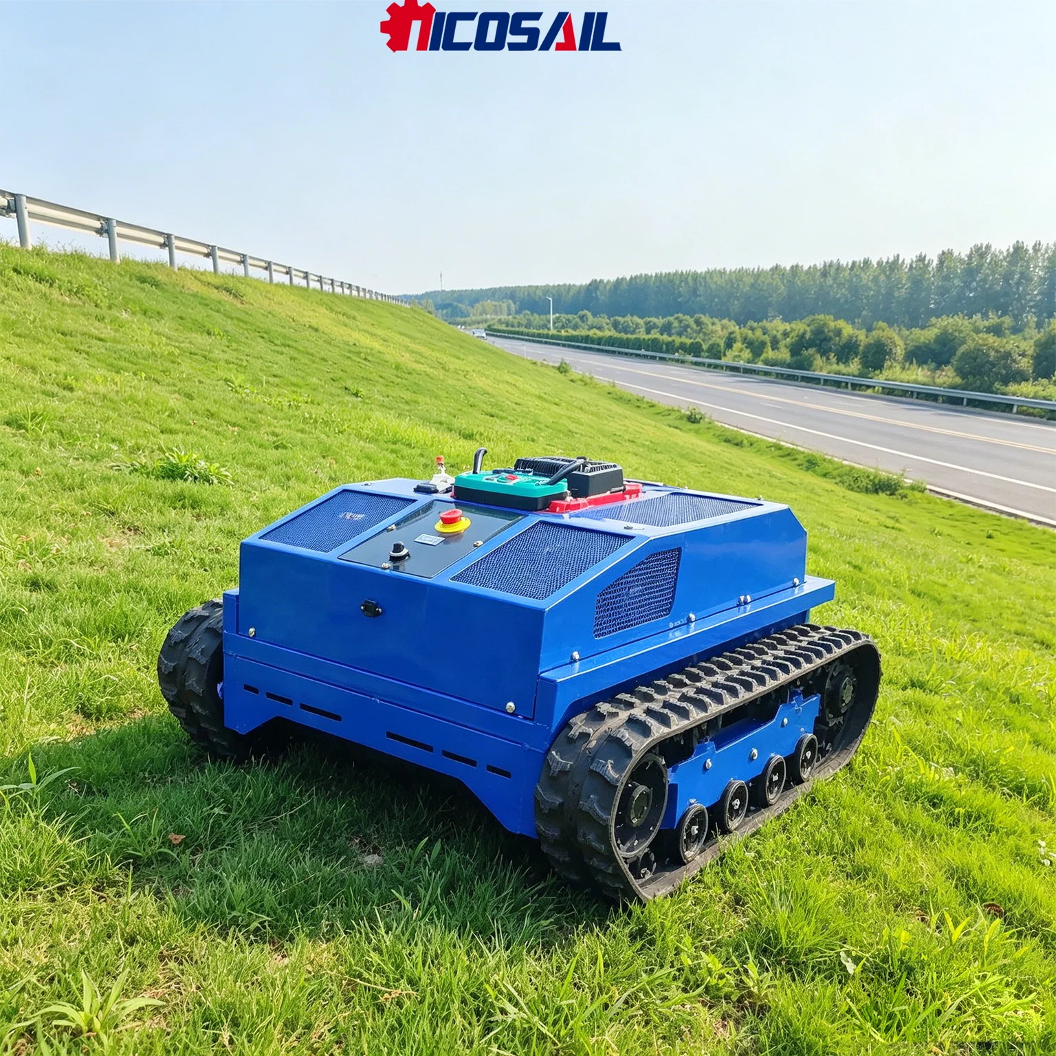 Euro5 QL800 RC Lawn Mower Wireless Remote Control Crawler Mower Agricultural Orchard Weeding Equipment