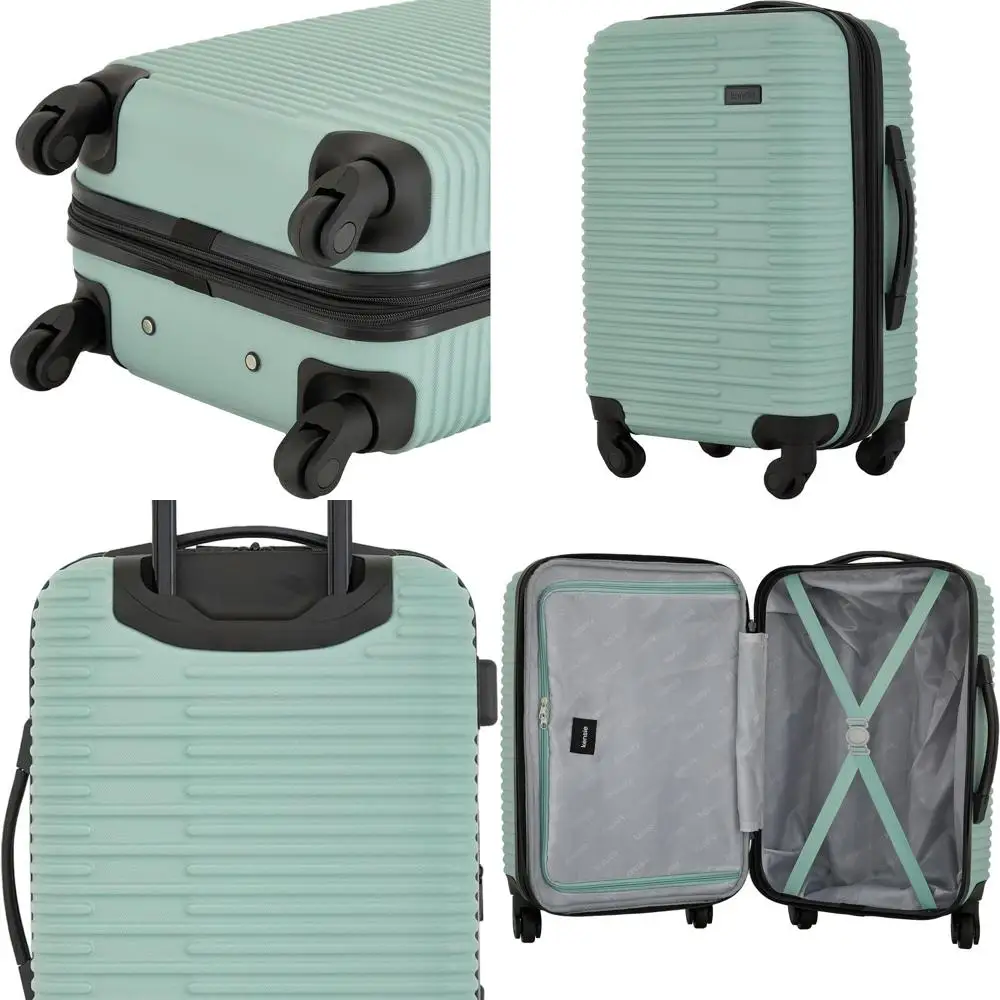 

Kensie Women's 20 Green Granite Hillsboro Large & Travel Bag Set