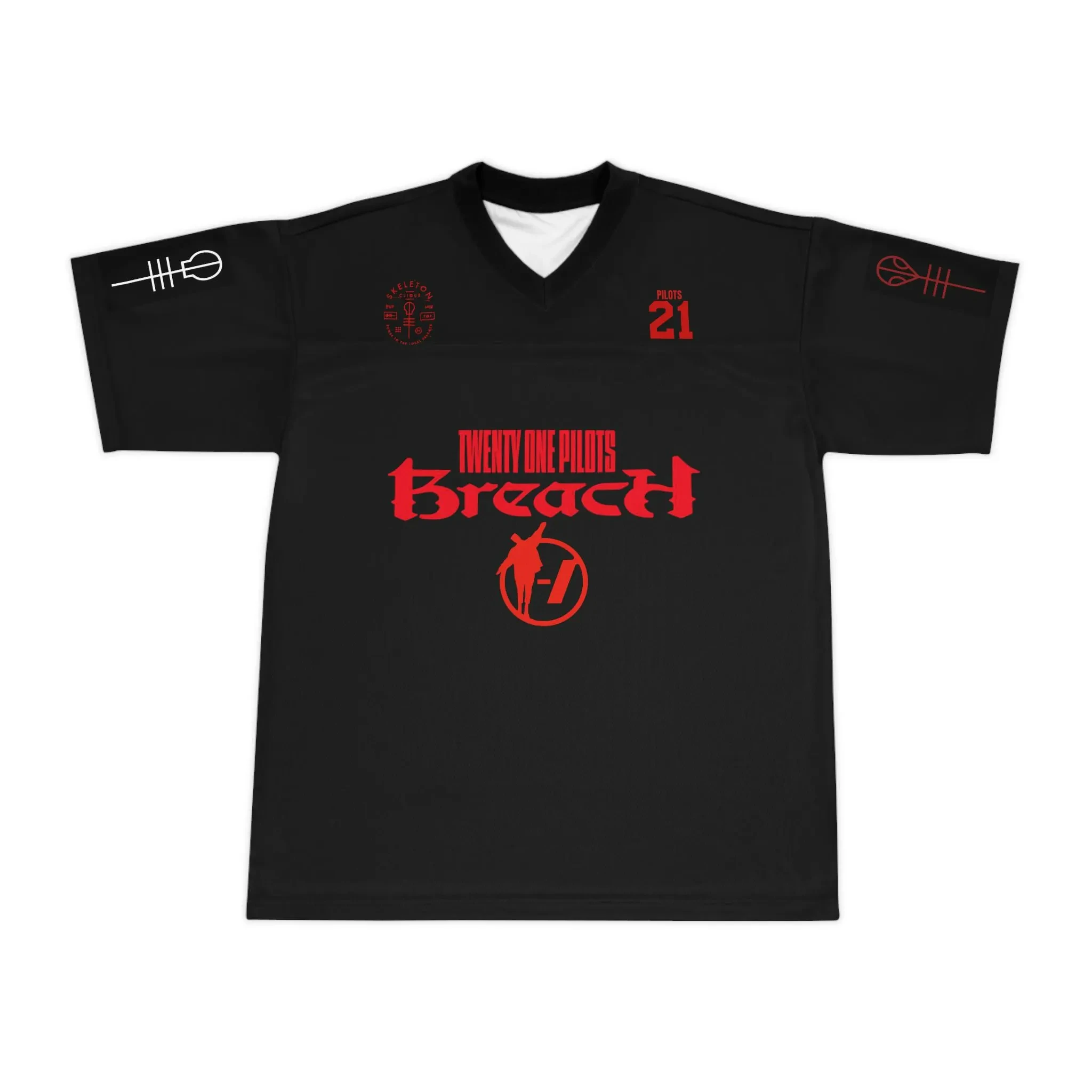 Von Twenty One Pilots inspiriertes Fußballtrikot, Musik-Fan-Trikot, Sommer-Sport-T-Shirt für Herren, Kinderbekleidung, T-Shirt, Y2k, Damen ﻿ ﻿ ﻿ – Detail 2