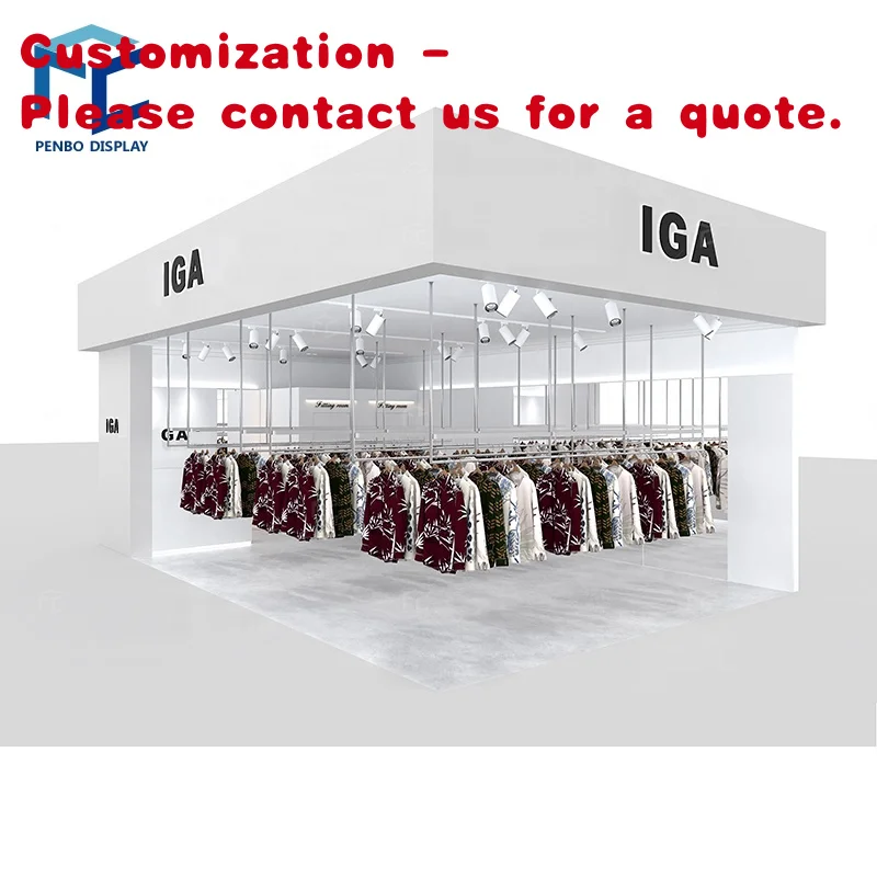 custom.Customized Clothing Boutique Fixtures Popup Store Fashion Clothes Kiosk Design Children Clothes