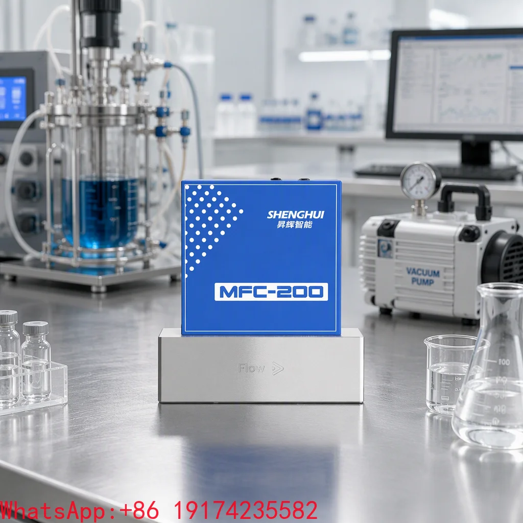 MFC-200   Mass Flow Controller MFC 20SCCM 50SCCM RS485 Modbus RTU 0-5V Analog for N2 O2 Air CO2  Analyzer  Mixing