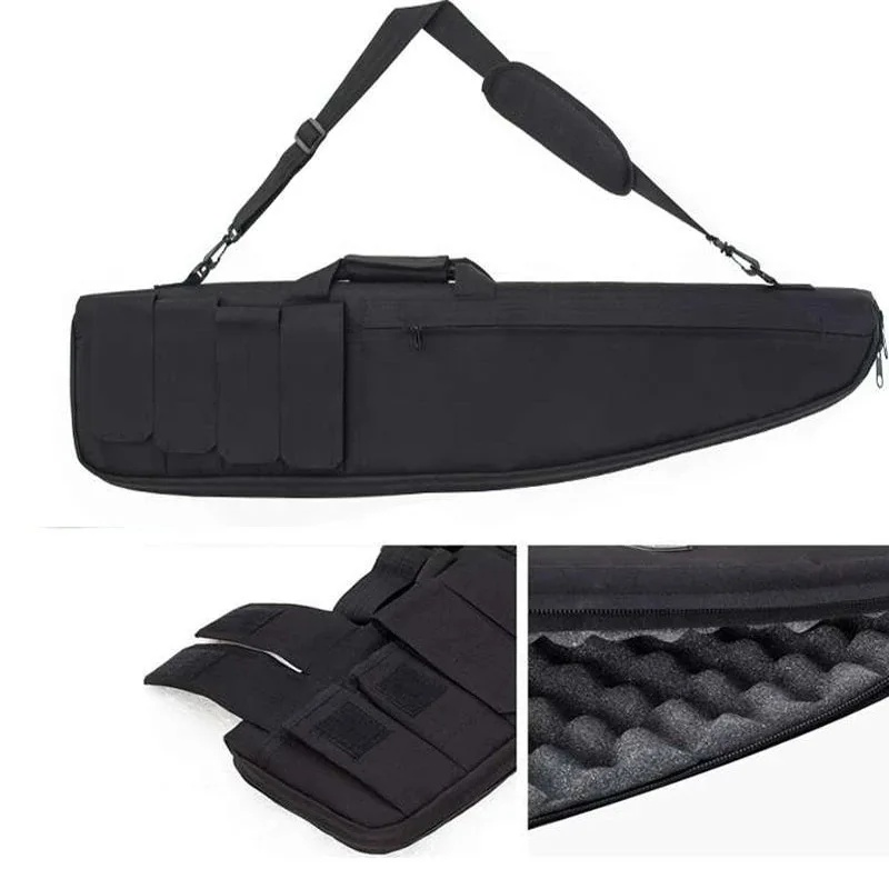 Bolsa para pistola de caza Oxford 600D, funda para Rifle de alta resistencia de 118cm, bolsa de transporte para Rifle táctico