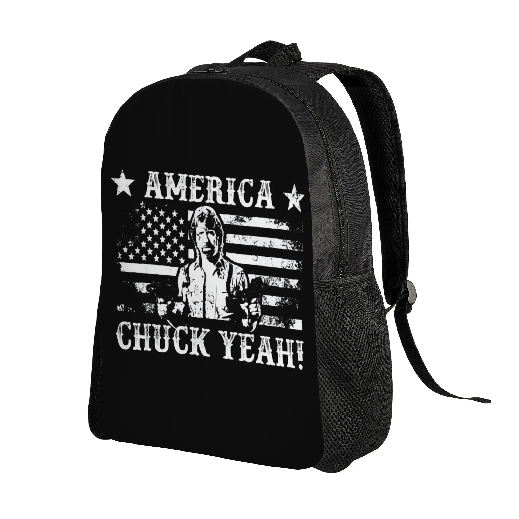 Back to school season Cool Chuck Norris   America Chuck Yeah Knapsack Chuck Norris Female Rucksack Backpack