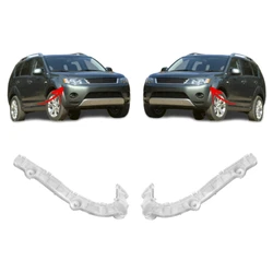 Bumper Holder Bracket White ABS Front Left & Right For Mitsubishi Outlander 2007 2008 2009 6400A587 6400A588