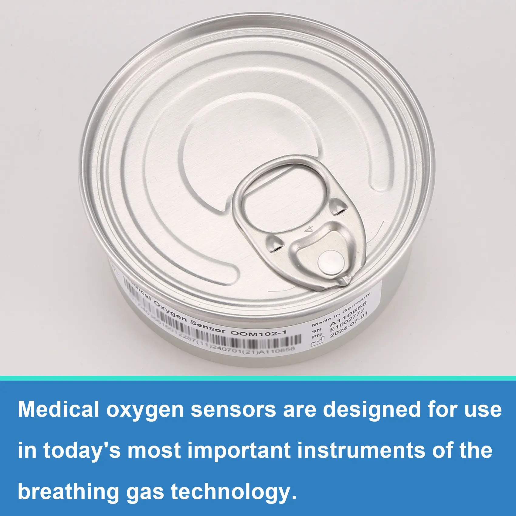 

OOM102-1 Aluminum Box O2 Sensor Oxygen Sensor For Oxygen Battery 00M102-1