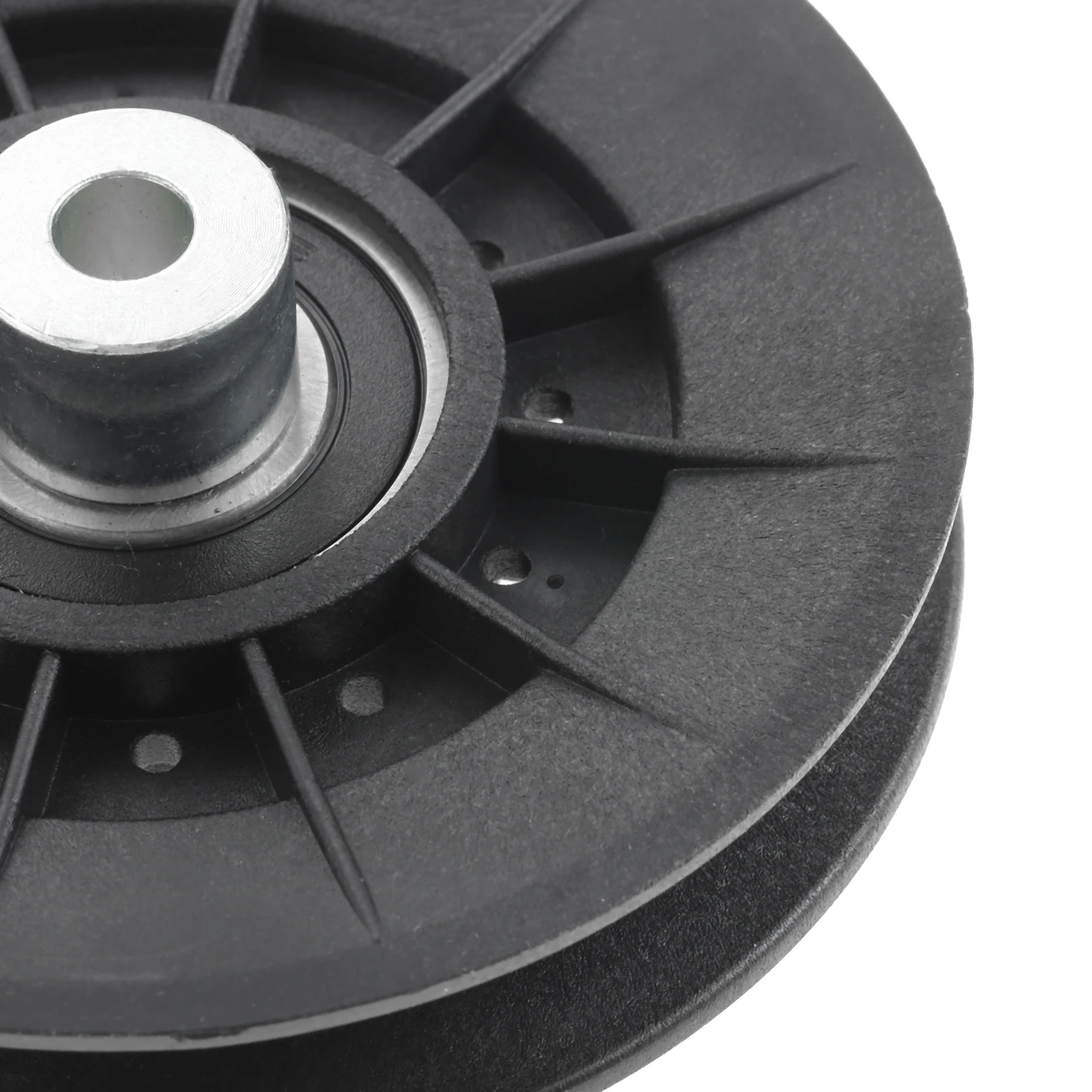 1Pc Flat Drive Idler Pulley AM134501 AM138079 with V-Idler Pulley AM134502 AM138080 Compatible with John Deere Tractors X300