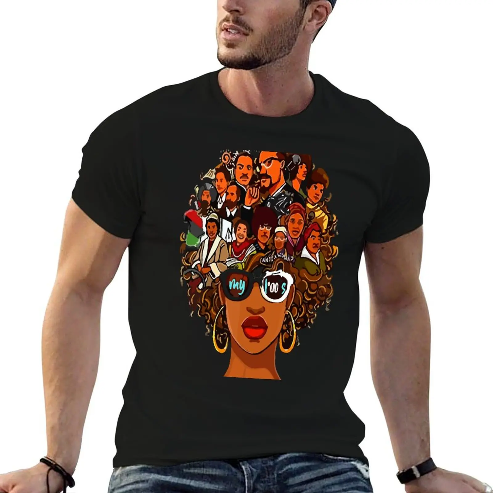 I Love My Roots Back Powerful History Month Pride DNA T-Shirt Basic Tee Shirt for Everyday Outfit