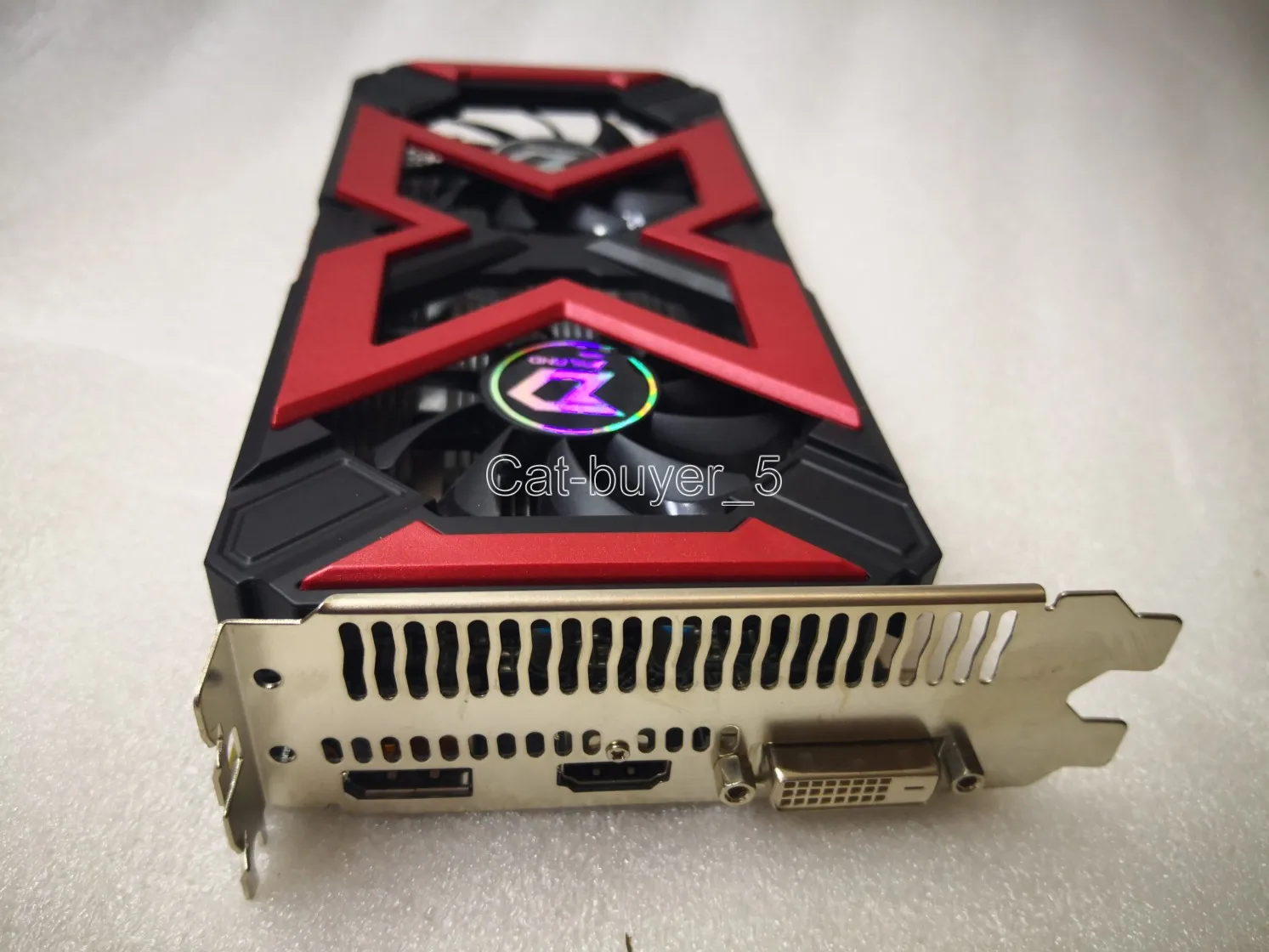 Usado amd radeon rx560d x-serial 4gb gddr5 pci-express placa de vídeo dp/dvi/hdmi