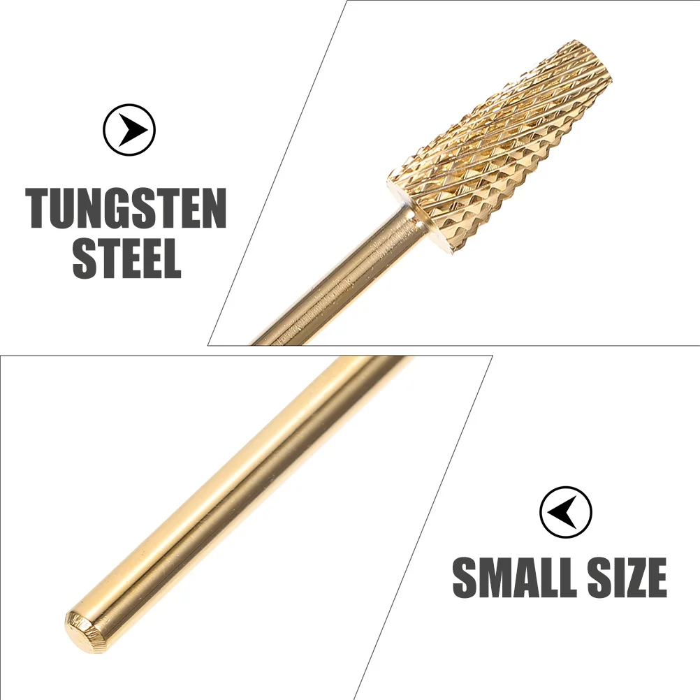 

3 шт. сверла, шлифовальная головка для дизайна ногтей, инструменты для маникюра и лака, коническая форма, прочные, легкие, портативные принадлежности для маникюрного салона