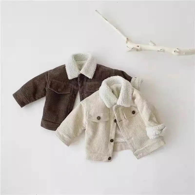 Warm Jacket For Newborn Outwear  Casual Fashion Baby Boy 0-3 Years old  Winter Cotton Coat Long Sleeve Toddler Kids Clothes