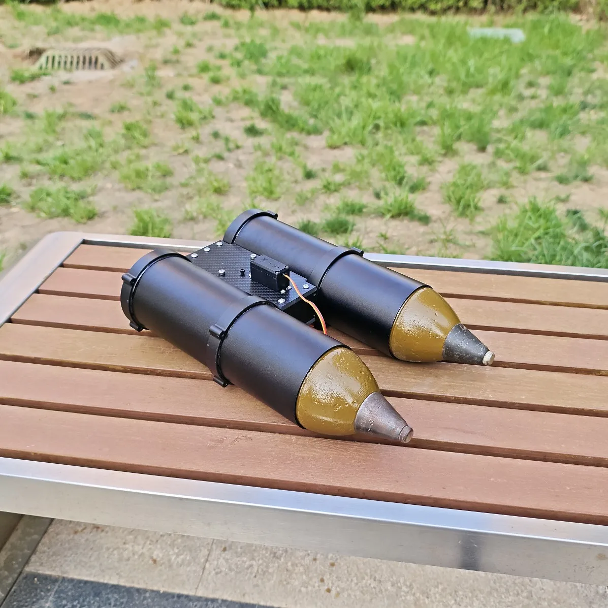 Multi-Channel 60mm Training  Thrower PC Pyrotechnic Device for Hunting  Battery Powered Remote Function Accessory