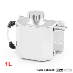 Coolant Overflow Tank Bottle Recovery Reservoir Aluminum JDM Container Universal 1L Water Radiator