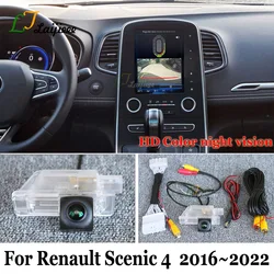 For Renault Scenic 4 IV J9/R9 2016~2020 2022 Original Screen HD Night Vision Rearview Reverse Camera With 32 Pins Adapter Cable