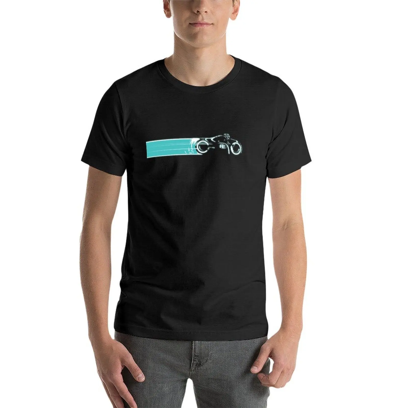 Tron Light Cycle 2010 T-Shirt anime clothes tees oversized t shirt men