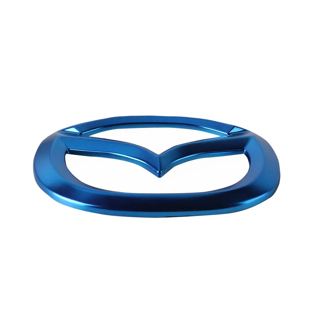 1 Stück Auto-Lenkrad-Emblem-Aufkleber für Mazda 2 3 5 6 Axela Atenza Speed 6 CX-3 CX-4 CX 5 CX-7 CX-8 CX-9 MS Dekoration