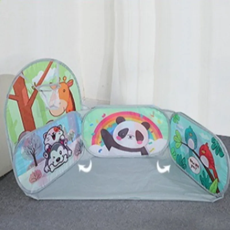 Piscinas de dibujos animados para bebés de 120CM, bolas de piscina secas, pelotas de piscina portátiles para niños, juegos al aire libre, parque infantil para niños, caja de bolas, piscinas para bebés