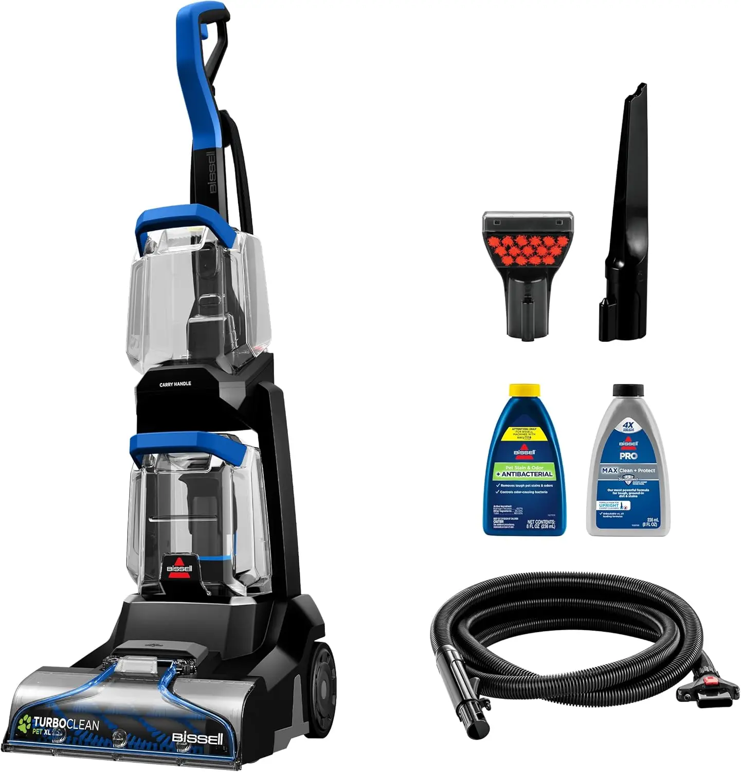 

Пылесос для ковров TurboClean Pet XL с насадкой для удаления стойких пятен и специальной формулой, модель 3746, для глубокой очистки