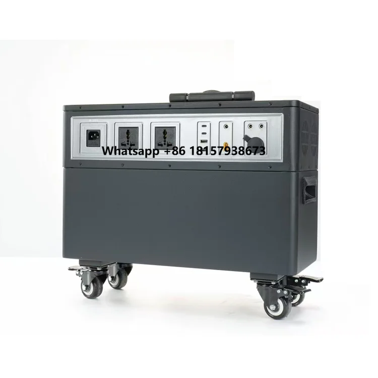 

Outdoor Camping Portable Power Station with Lifepo4 Battery Pure Wave Output 2000W 220V Power Supply Solar Panel Generator