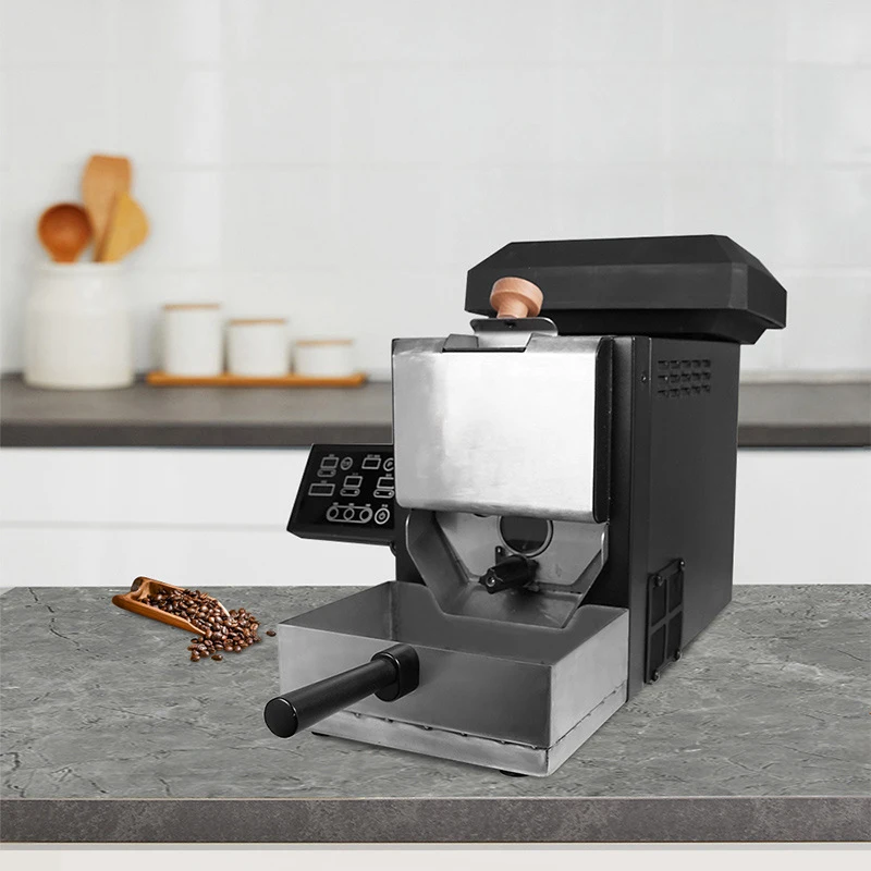Mini Coffee Bean Roaster 200g Capacity Simulates Direct-Fire Roasting Compact Home Coffee Bean Roaster