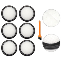 7pcs Wireless Handheld Household Vacuum Cleaner Filter Cartridge For INSE I5 Corded Vacuum Cleaner Cordless Vacuum Cleaner V70