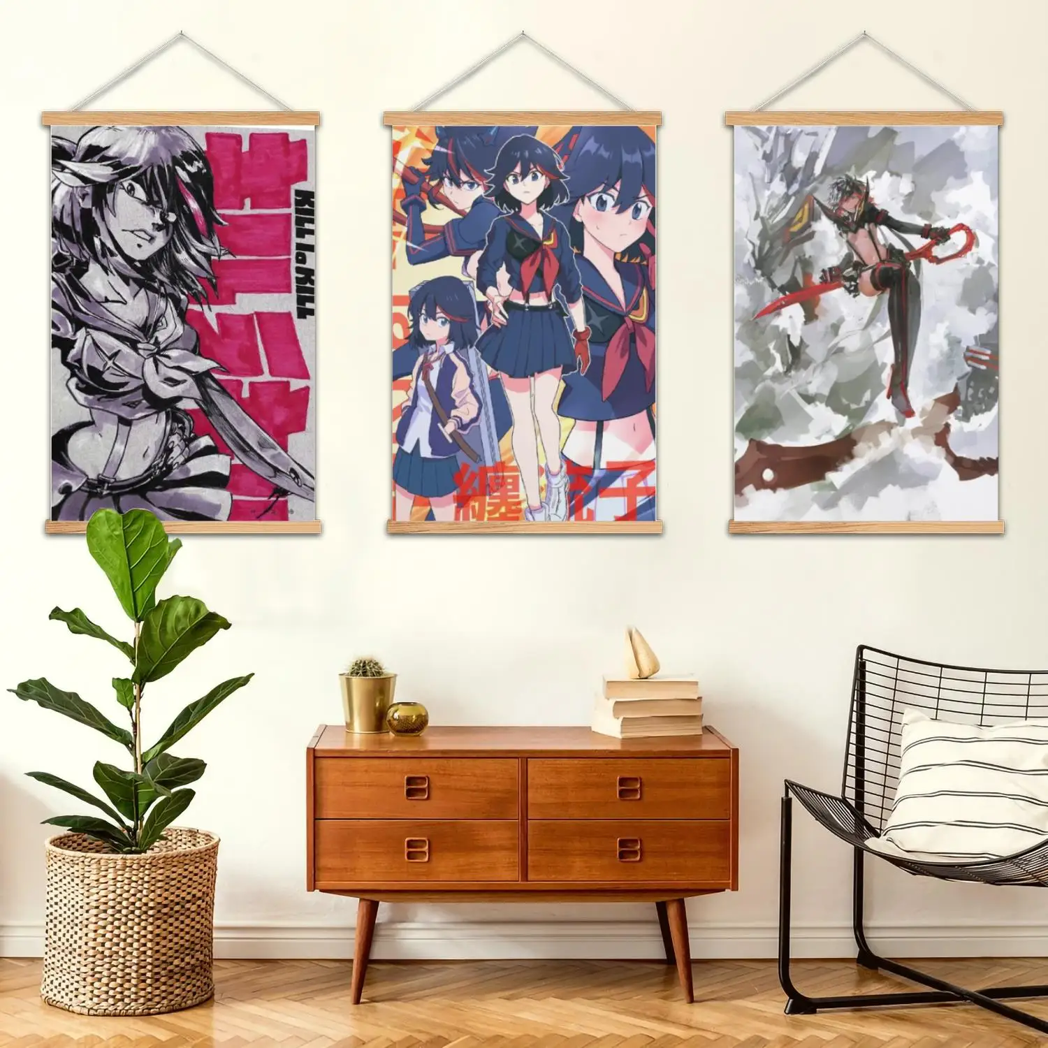 ryuko matoi Framed Wall Painting Canvas Art Poster, Wall Art,  Modern Family, Bedroom Decor, Posters,Decorative painting