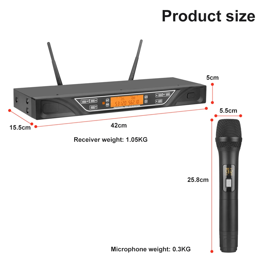 UHF Wireless Microphone System — product detail 9