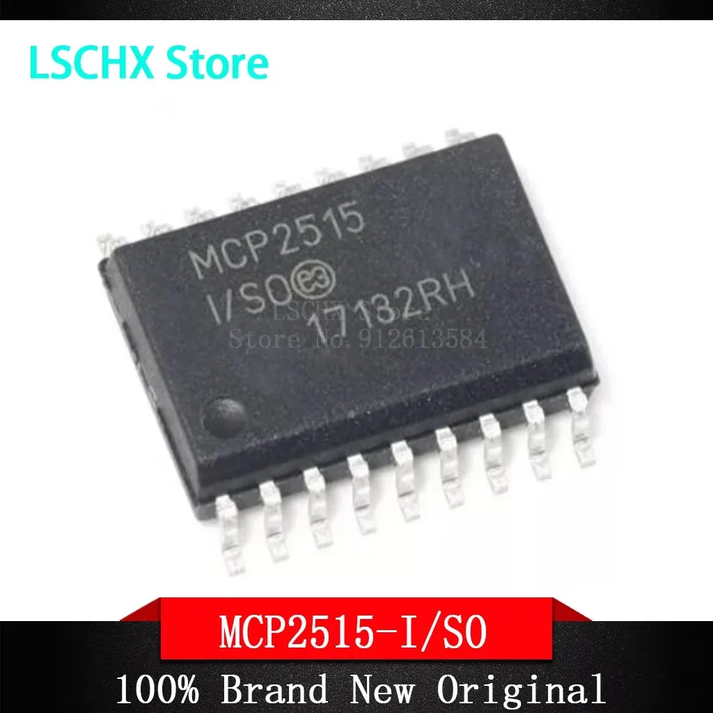 5pcs MCP2515-I/SO MCP2515T-I/SO MCP2515T-I/ST MCP2551-I/SN MCP2562T-E/SN MCP2510T-I/SO MCP2510-I/SO MCP23017T-E/SS controller
