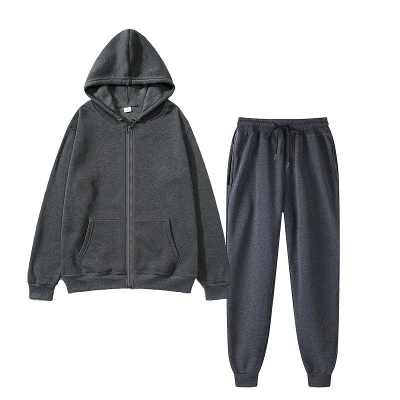 

The latest men's autumn and winter collection for 2025, featuring a two-piece hooded zippered sweatshirt and trousers