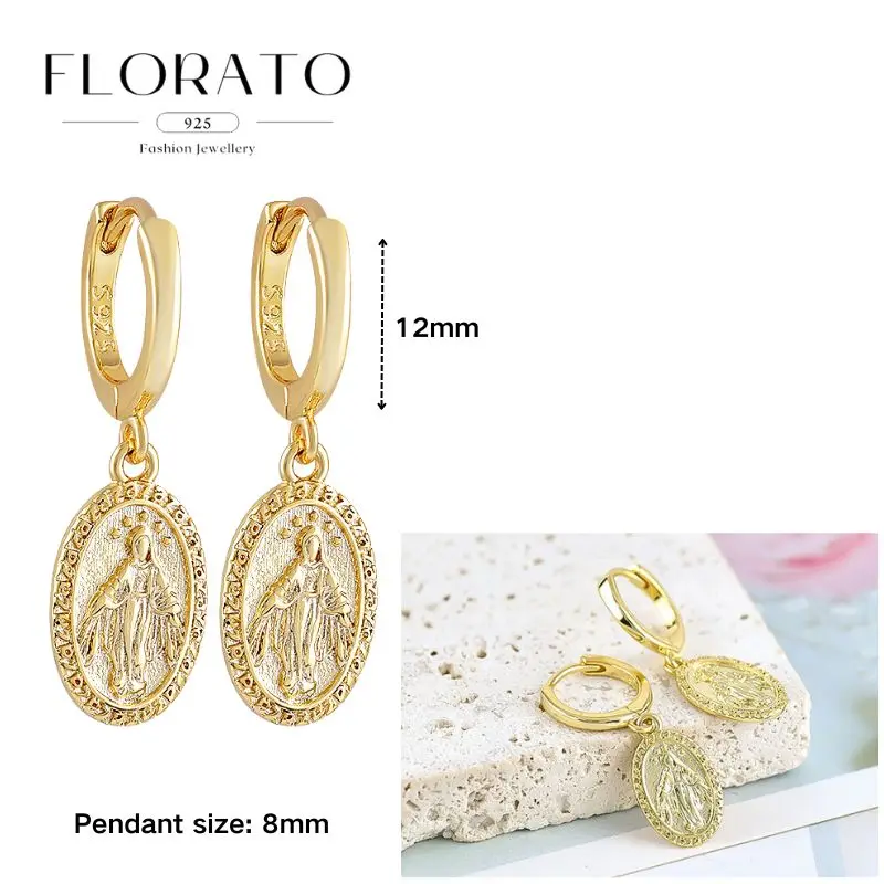 Women's 925 Sterling Silver Evil Eye Zircon Earrings