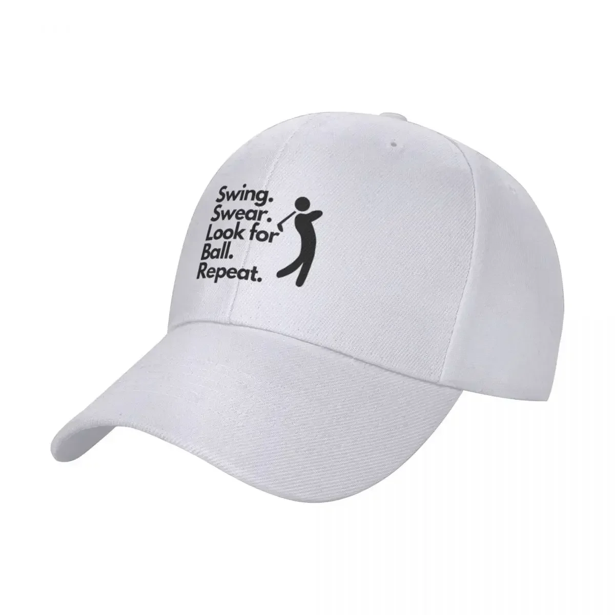 Swing. Swear. Look for ball. Repeat. Cap baseball cap Cap hat sunhat kids hat hat man Women's